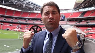 EDDIE HEARN REVEALS JOSHUA-MILLER CORRIDOR BUST-UP IN NEW YORK, JOSHUA-POVETKIN, DELIVERS AJ WAR-CRY