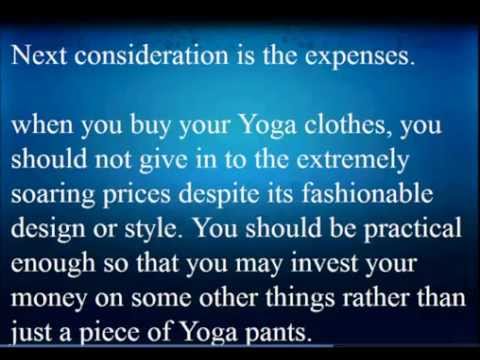 Yoga Apparel Becomes Fashion!