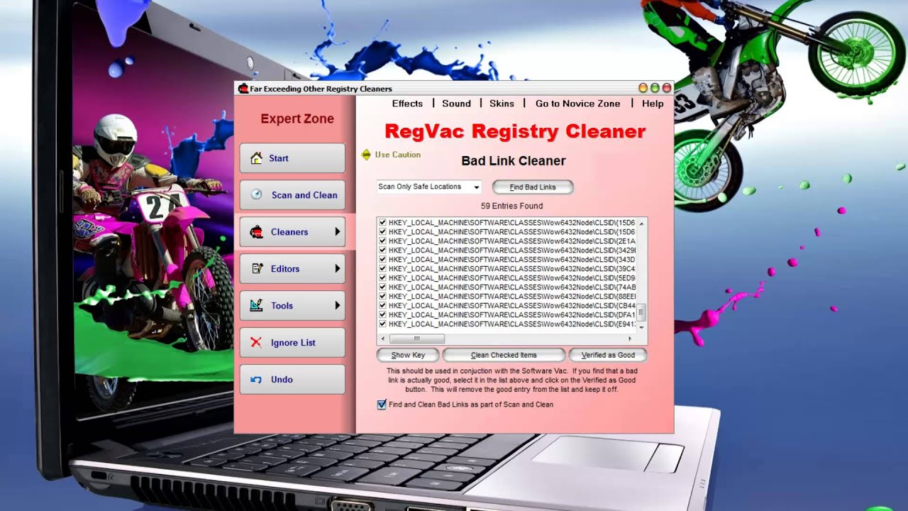 Regvac registry cleaner v 5.01.20 portable