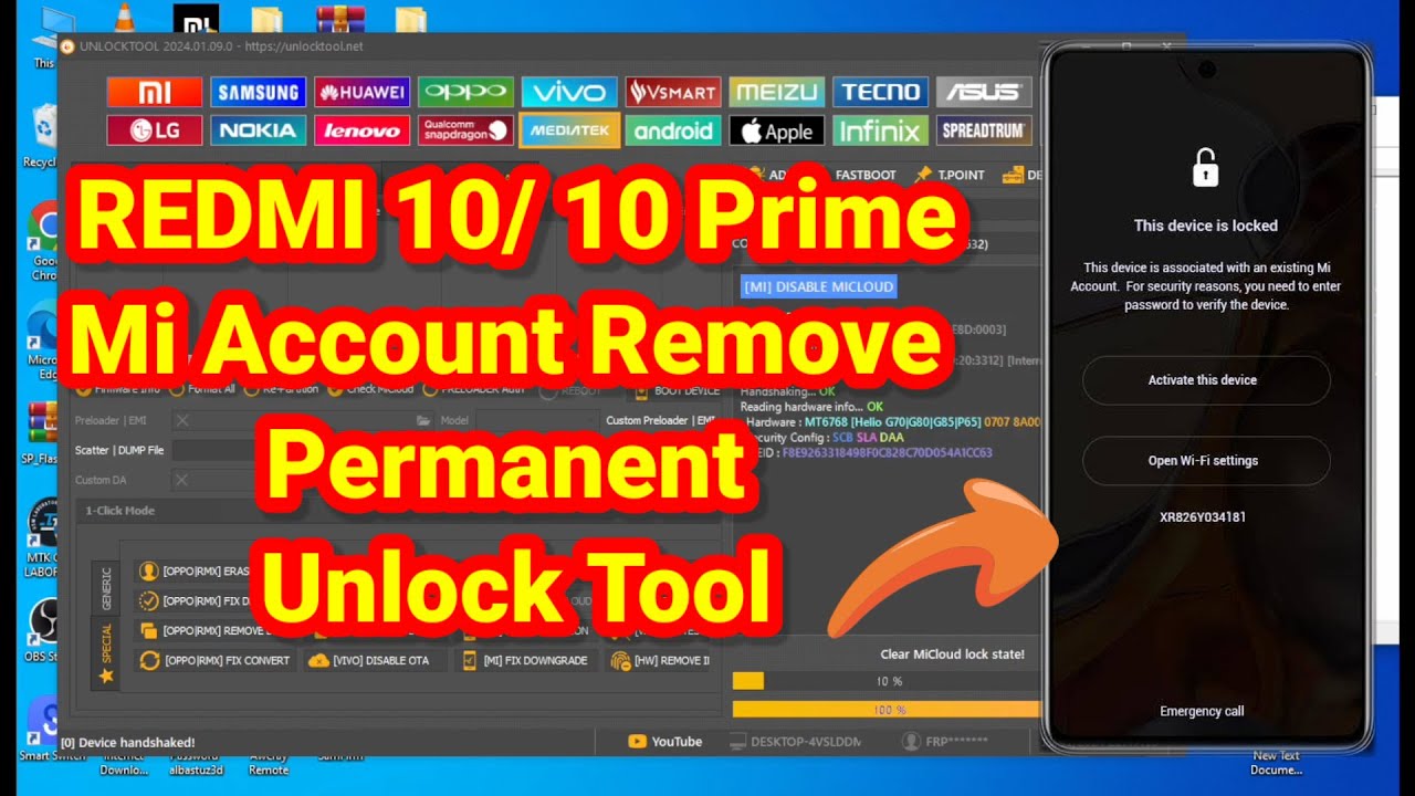 Redmi 10/10 Prime Mi Account Remove Permanent With Redmi 10/10 Prime Mi Account Remove Permanent With