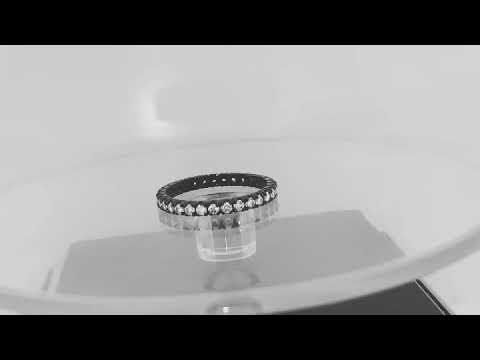 0.65 Carat Diamond Eternity Wedding Band Vintage Style 14K Black Gold Certified handmade 0.65 Carat Diamond Eternity Wedding Band Vintage Style 14K Black Gold Certified handmade