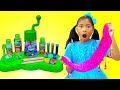 Wendy Pretend Play Make DIY Satisfying Nickelodeon Slime