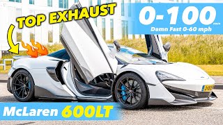 2021 Mclaren 600Lt Acceleration 0-100, Sound & Short Review Insane