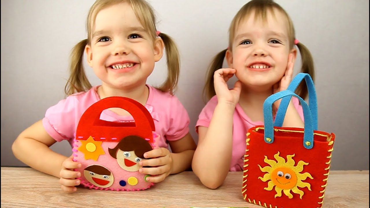 Сумочка из фетра для девочки своими руками 15