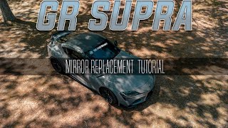 How to | Carbon Fiber Mirror install GR Supra
