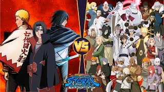 Itachi & Sasuke & Naruto Vs Three-Member Team Marathon Battle Naruto X Boruto Ninja Storm Game