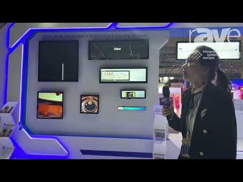 ISE 2023: Shenzhen Rcstars Technology Co. Shows Stretched, Square LCD Digital Signage Displays