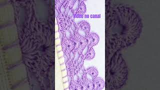 Barradobico De Crochê Fácil Para Pano De Prato E Toalha