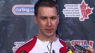 Draw 10 Media Scrum - 2013 Tim Hortons Brier