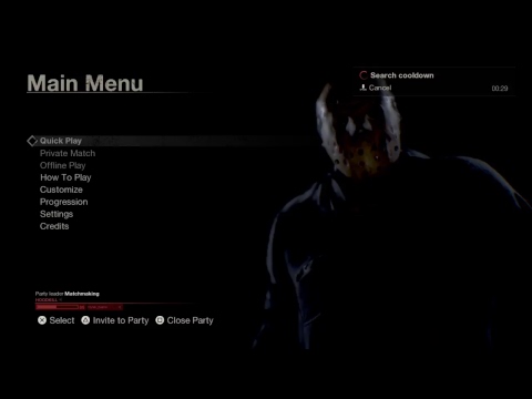 PS4live Friday the 13th: The Game Salt Mines Coming Tomorrow Big Update Single Player Challenge's
