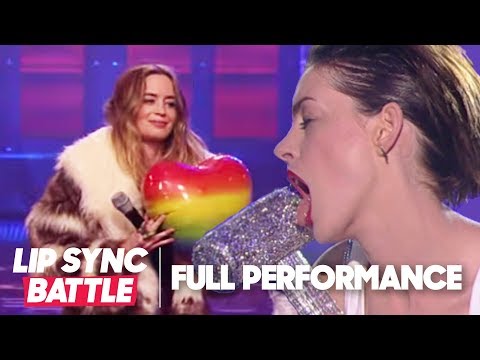 Anne Hathaway's Wrecking Ball vs. Emily Blunt's Piece of My Heart | Lip Sync Battle