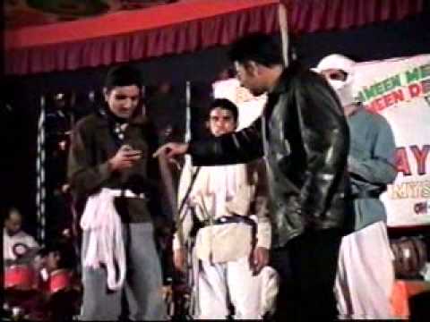 al ameen medical college students; kanger group in a skit (gabbar...