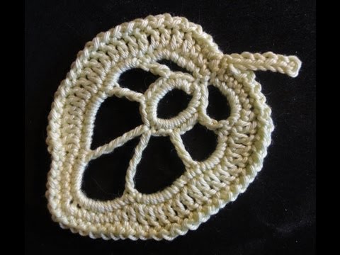 Как связать ирландский цветок крючком Как связать ирландский цветок крючком