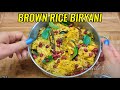 Brown Rice Recipe For Weight Loss | Brown Rice Biryani With Chicken