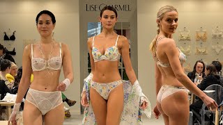 4K60 2024 New Release Lise Charmel Part-3 Slow Motion Salon International De La Lingerie 2024