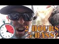 2 Hour BASS Limit Challenge? IKE Nasty Weather Fishing LIVE!
