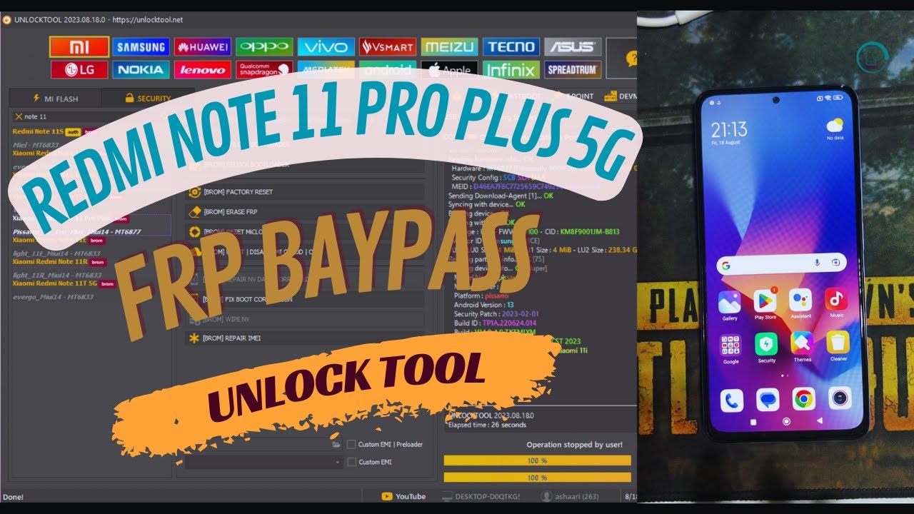 Redmi note 11 pro plus 5g frp bypass unlock tool Redmi note 11 pro plus 5g frp bypass unlock tool