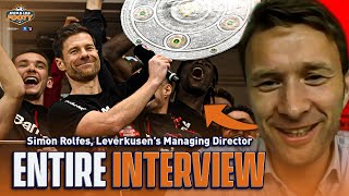 Managing Director, Simon Rolfes On Leverkusen's Historic Season & Alonso's Impact | Morning Footy