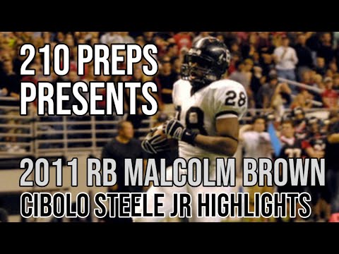 RB Malcolm Brown #28 *COMMITTED TO TEXAS* Cibolo Steele HS (JR Highlights)...BEAST MODE