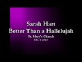 Better Than a Hallelujah-Sarah Hart