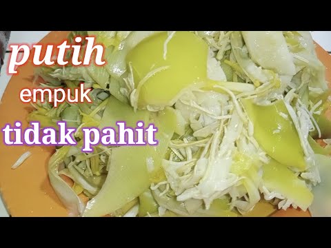 tips merebus jantung pisang agar tidak hitam tidak  pahit ya dan empuk