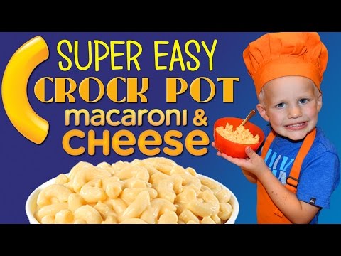 Kid Size Cooking: Easy Crock Pot Mac and Cheese