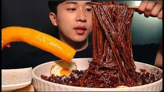 간짜장...통단무지 ! ! ! 리얼사운드 먹방ㆍASMR BLACK BEAN NOODLES MUKBANG EATING SHOW EATING SOU