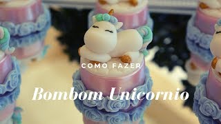 COMO FAZER BOMBOM UNICORNIO - ATELIER MARCELA NUNES