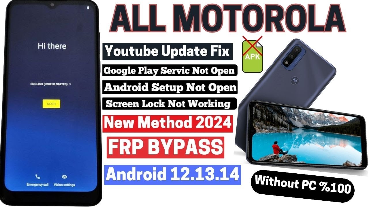 All Motorola FRP Bypass 2024 (Android 12/13/14) – Screen All Motorola FRP Bypass 2024 (Android 12/13/14) – Screen