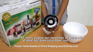 Vienta - Tips Cara Membuka Bowl Vienta Food Processor Terkunci