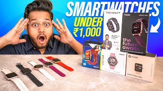 5 Best Smartwatches UNDER ₹1000!