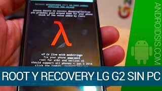 Root y Recovery en el LG® G2 sin necesidad de Personal-Computer Todos los modelos