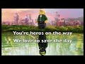 Lego Ninjago Movie Heroes Lyric Lego Ninjago Movie Heroes Lyric