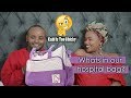 WHATS IN OUR HOSPITAL BAG? (KABI IS CRAZY?)