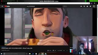 REACTIONS OF SPIDERMAN INTO THE SPIDER VERSE