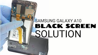 Samsung Galaxy A10 Black Screen Problem After A Fall - Solution