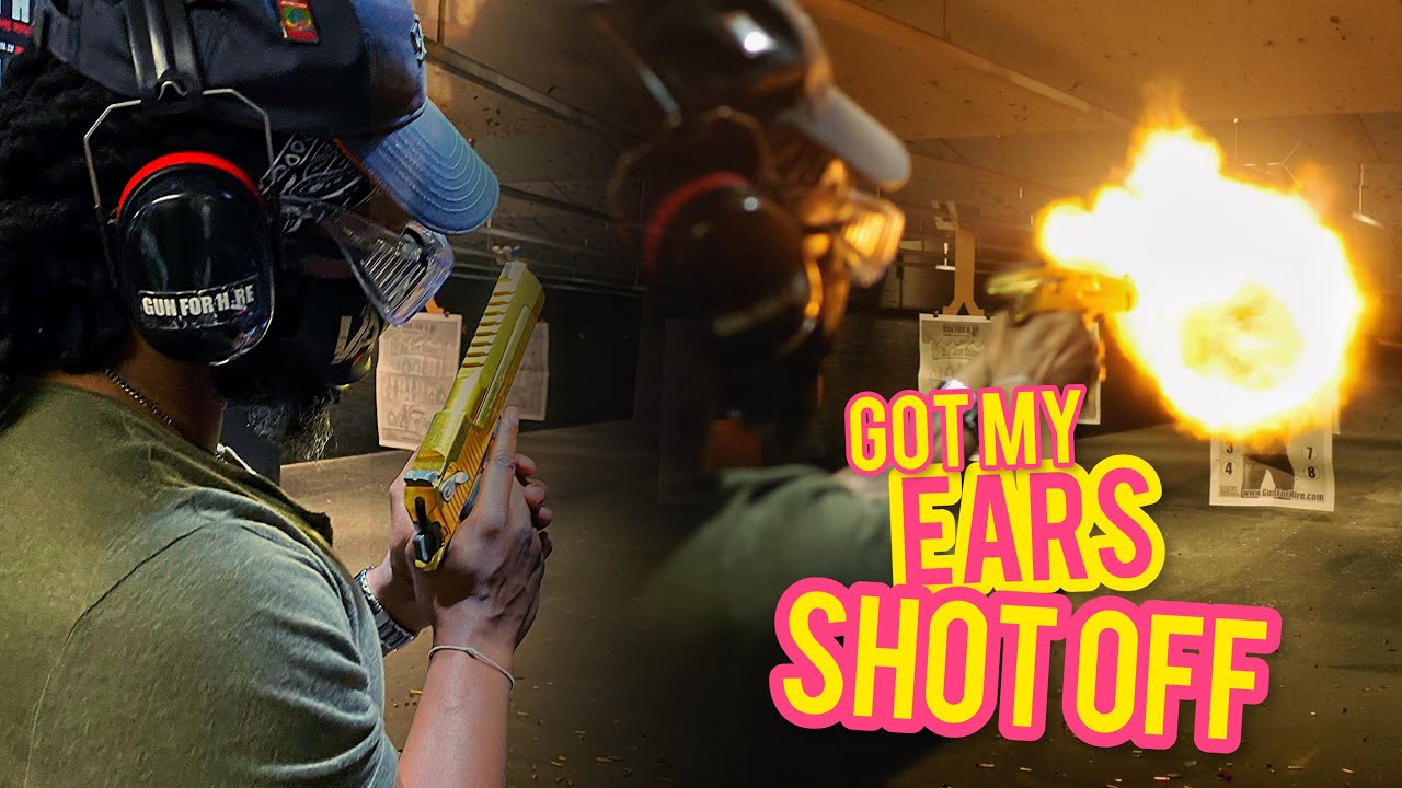 .50 CAL DESERT EAGLE | EARS SHOT OFF BY SHOTGUN