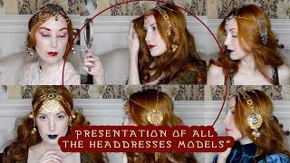 Presentation of the different headdresses