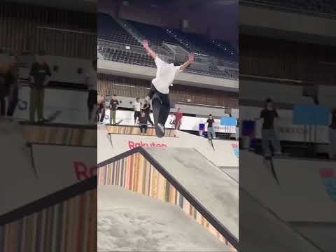 MEGA RAMP SIZED HARD FLIP TO FLAT DAIKI IKEDA TOKYO UPRISING #SHORTS