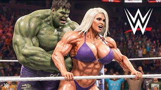 Wwe Brutal Female Bodybuilder Vs Hulk Wrestling Match Wwe Fight