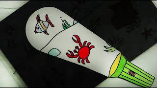 FUNNY DRAWINGS FOR KIDS Fun and Simple Sea Animals Drawing Tutorial! Light beam books