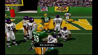 Levens Big Night- Madden Nfl 99 Ps1 Part 5, Green Bay Vs. Minnesota