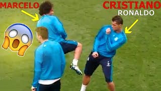 Los Momentos Mas Graciosos Del Fútbol En Entrenamientos Ft. Cristiano Ronaldo, Messi, Neymar, & Mas!