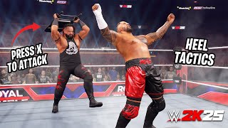 16 Heel Tactics You Can Do In Wwe 2K25 Low Blow,Mist & More