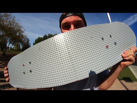 AMAZING LEGO GRIP TAPE! | YOU MAKE IT WE SKATE IT EP 55