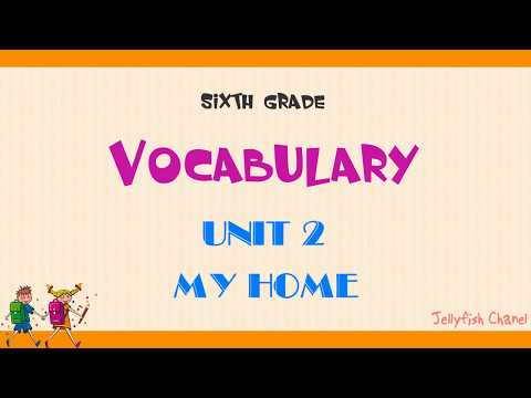 Từ vựng tiếng Anh lớp 6 - Unit 2 My home - Chương trình mới