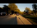Cycling in Darien, IL, (09/30/10) Cass Ave. and Hinswood, Video 14