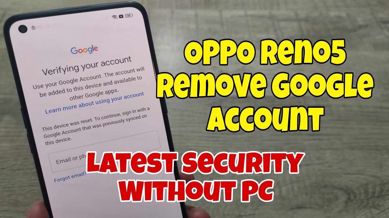 OPPO Reno5 4G (CPH2159), Remove Google Account, Bypass OPPO Reno5 4G (CPH2159), Remove Google Account, Bypass