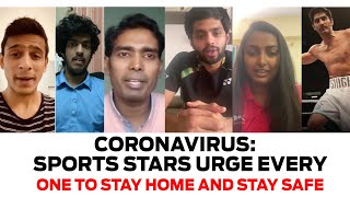 Coronavirus: Sports stars urge everyone to stay home and stay safe