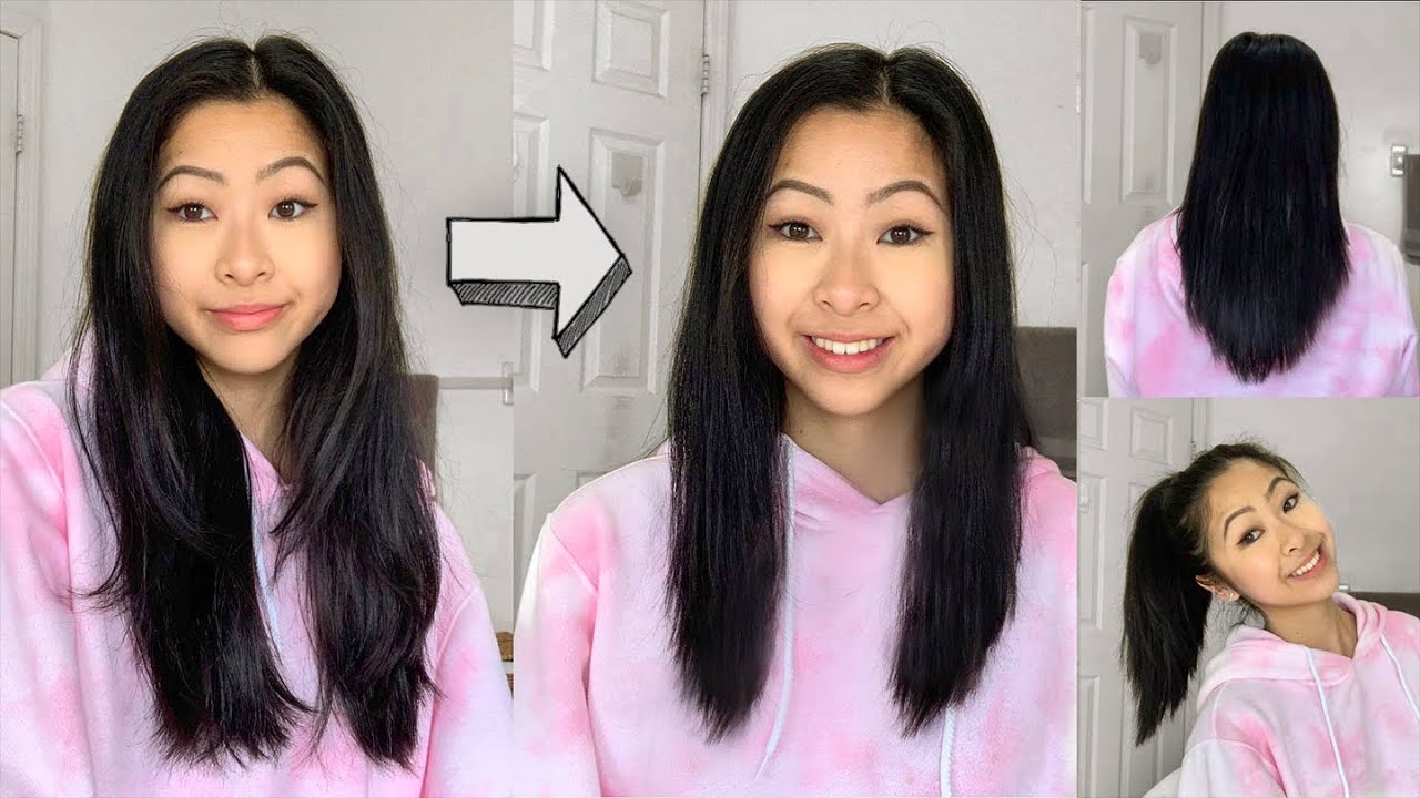 Asian hair layered